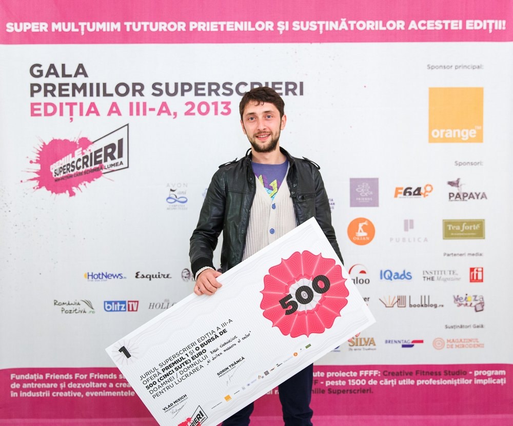 Cei mai buni autori de non-ficţiune premiaţi la Superscrieri 2013, ediţia a III-a