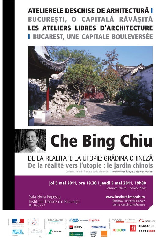Atelier „De la réalité vers l’utopie: le jardin à Bucarest” avec Che Bing Chiu