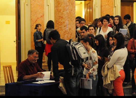 Jan Gehl a fost prezent miercuri la Bucureşti pentru lansarea cărţii “Oraşe pentru oameni”