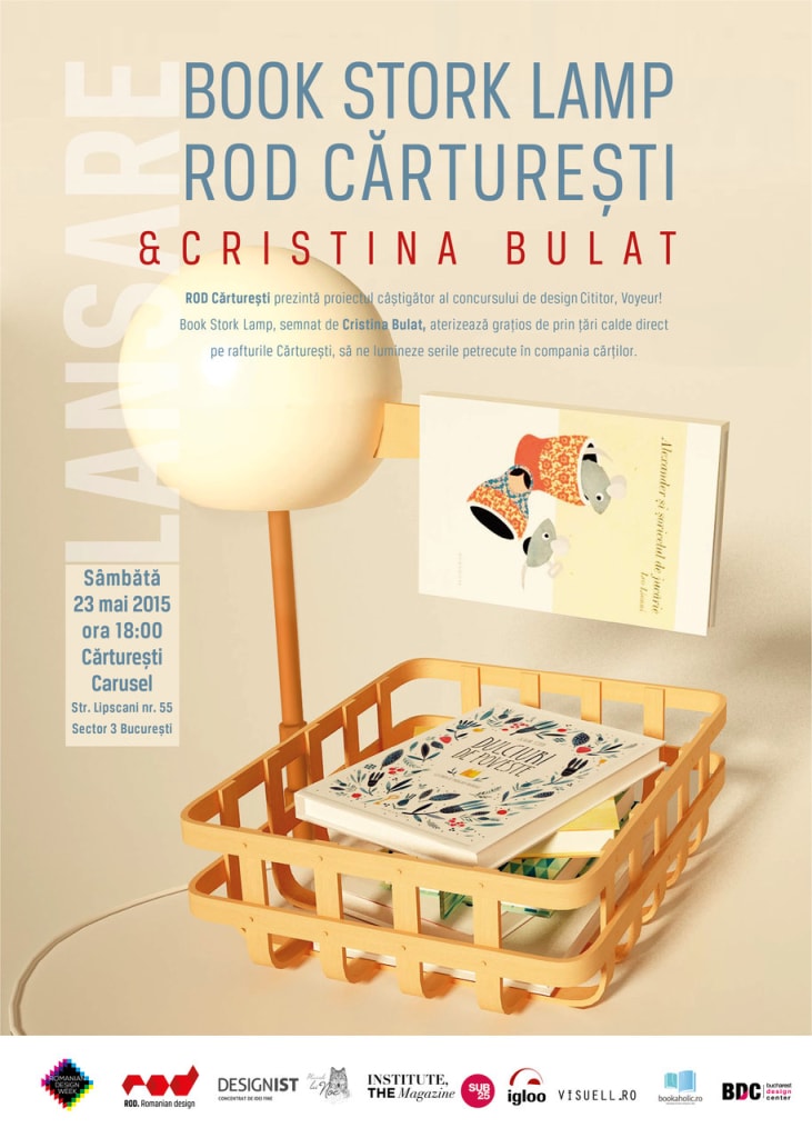 ROD Cărturești prezintă proiectul câștigător al concursului de design Cititor, Voyeur!