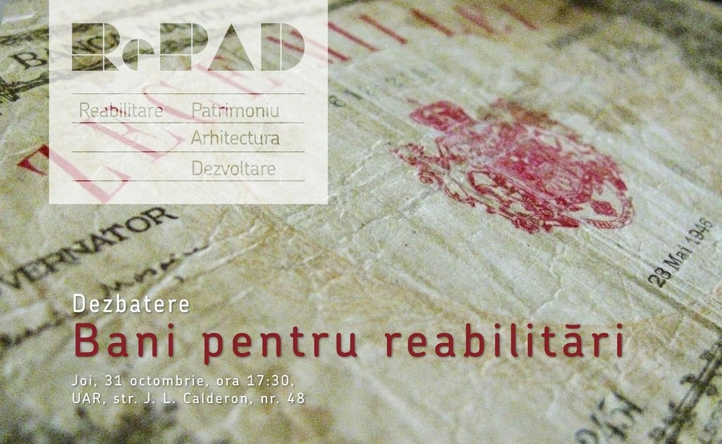 RePAD. Reabilitare_Patrimoniu Arhitectura Dezvoltare