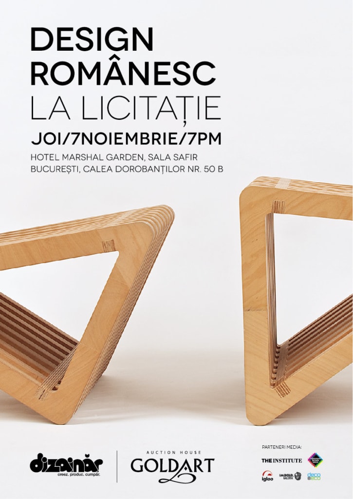 Design românesc la licitaţie