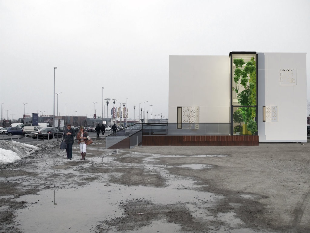 Prototipul EFdeN în parcarea Băneasa Shopping City