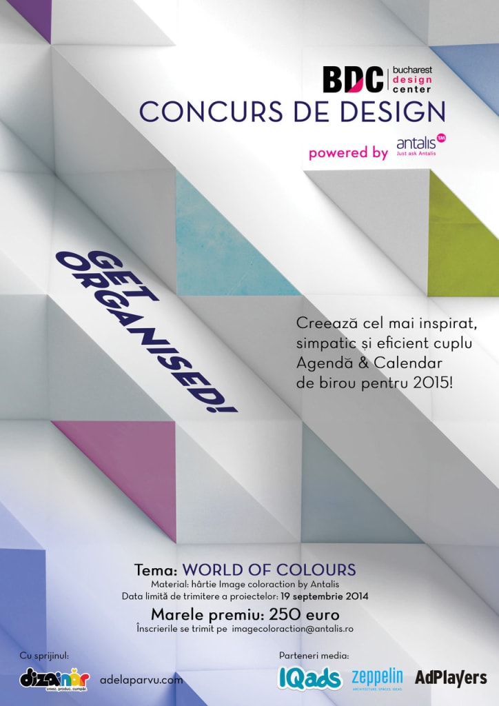 GET ORGANISED! – CONCURS NAȚIONAL DE DESIGN