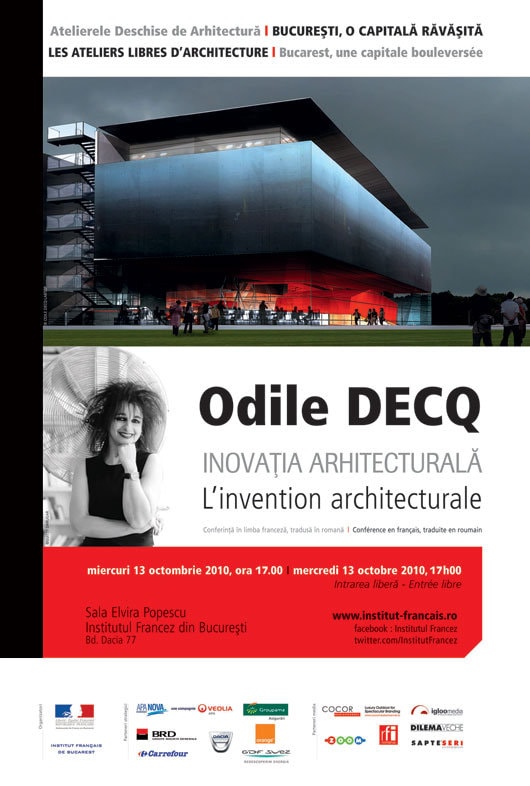 Ateliere Deschise de Arhitectură la Institutul Francez