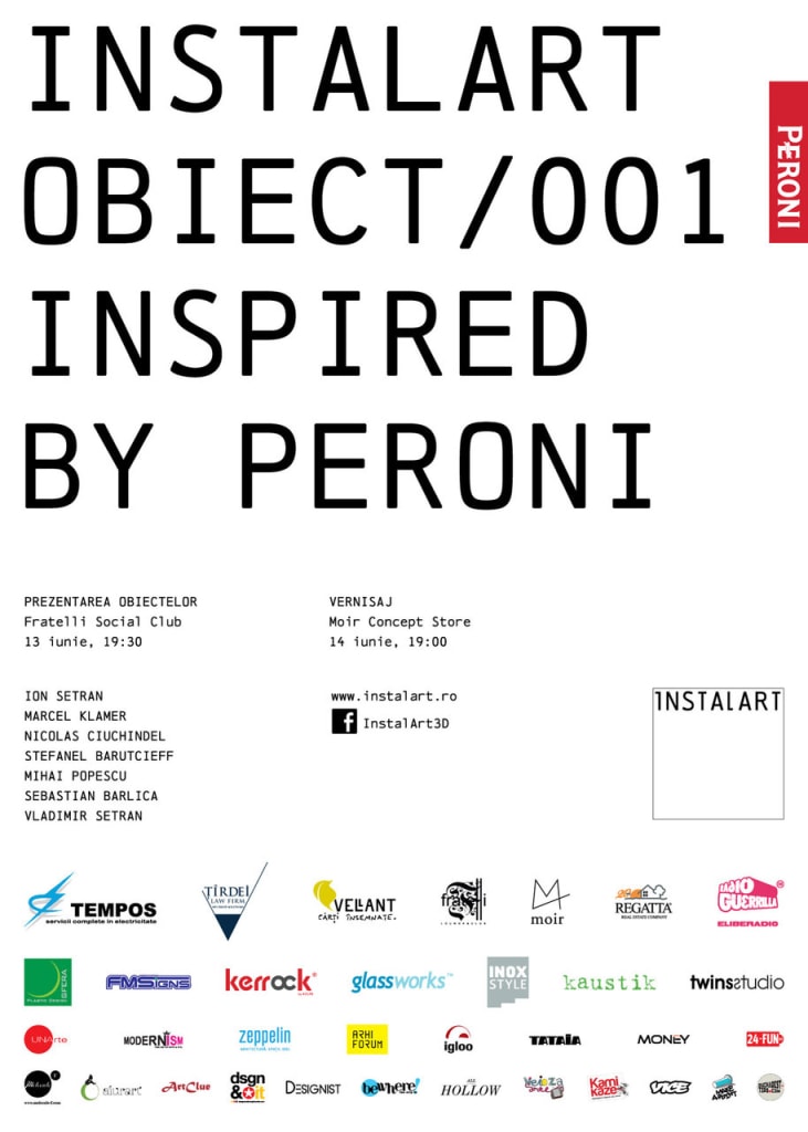 Instalart/ Obiect/ 001 Reveal by Peroni