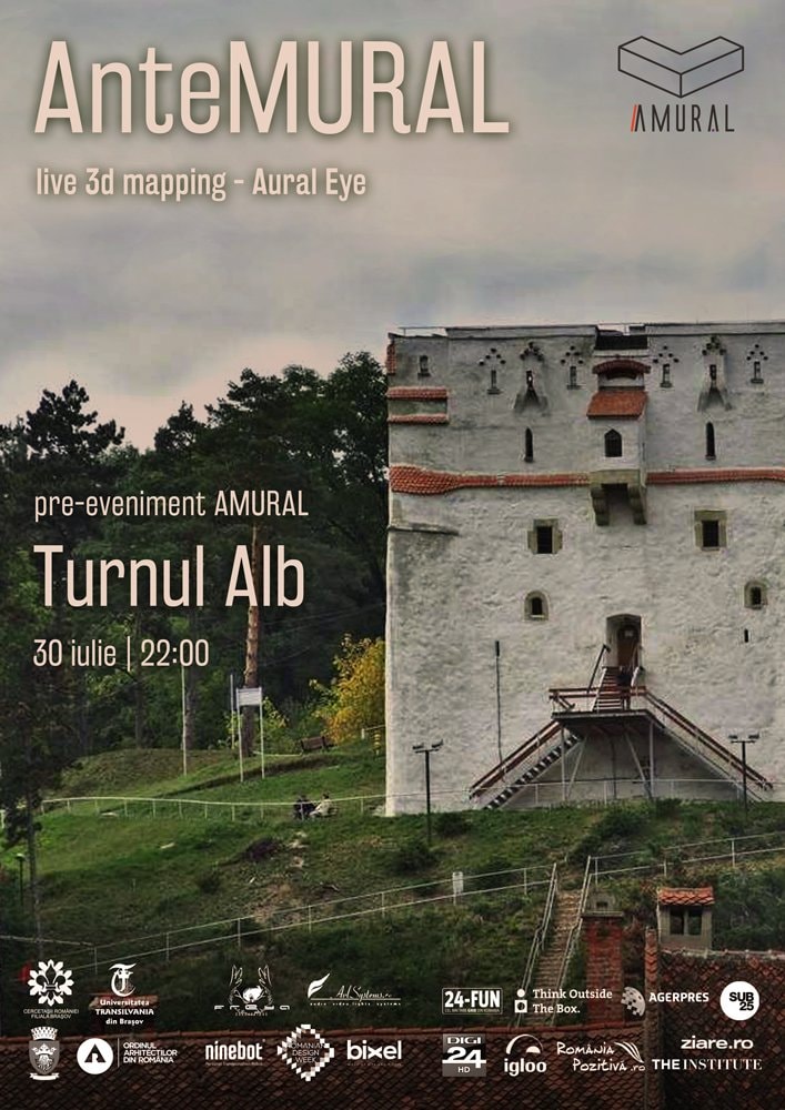 AnteMURAL – avanpremiera festivalului de video-mapping din Brașov