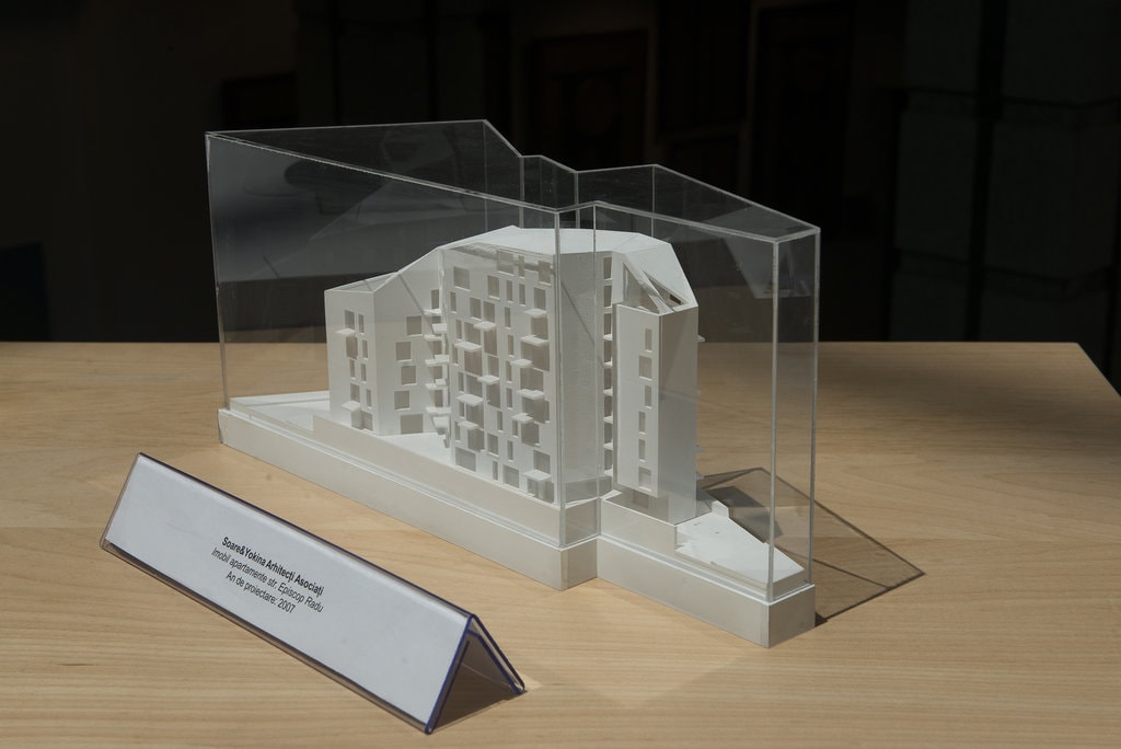 Expoziție de arhitectură în cadrul 