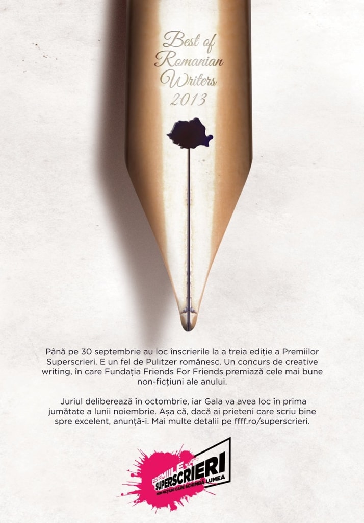 Primele rezultate la Premiile Superscrieri, ediţia a treia: 25 de lucrări nominalizate