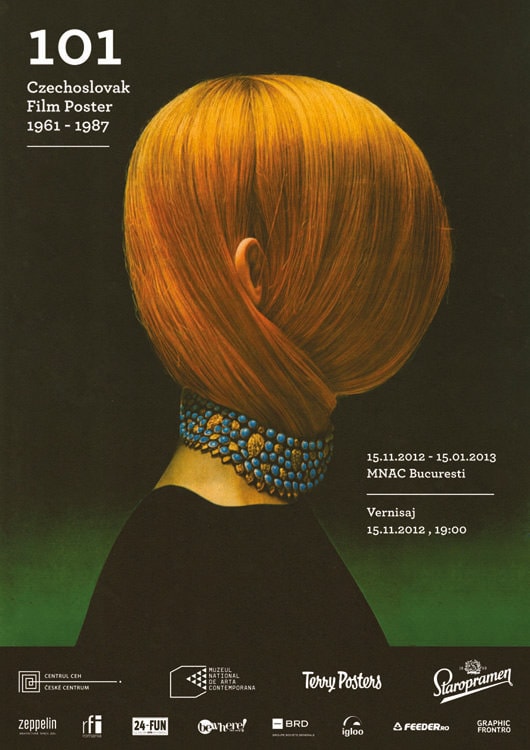 Expoziţia afişului cehoslovac de film ajunge la Bucureşti.