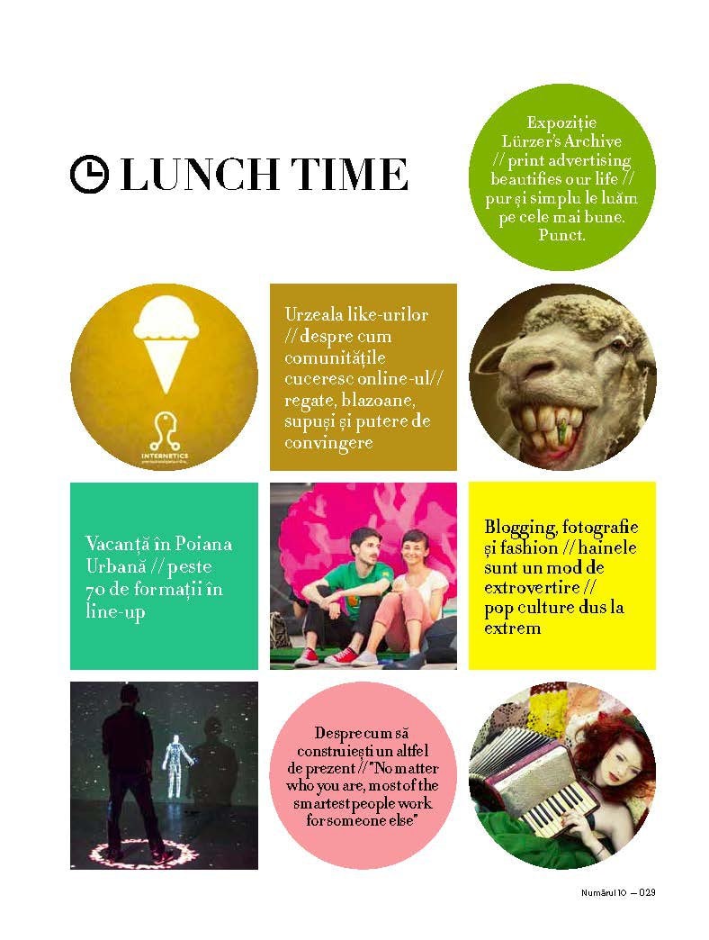 S-a lansat Institute, the magazine #10