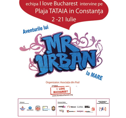 Hai la mare să dai cu pensula! Fii voluntar! In proiectul Aventurile lui MR Urban la Mare