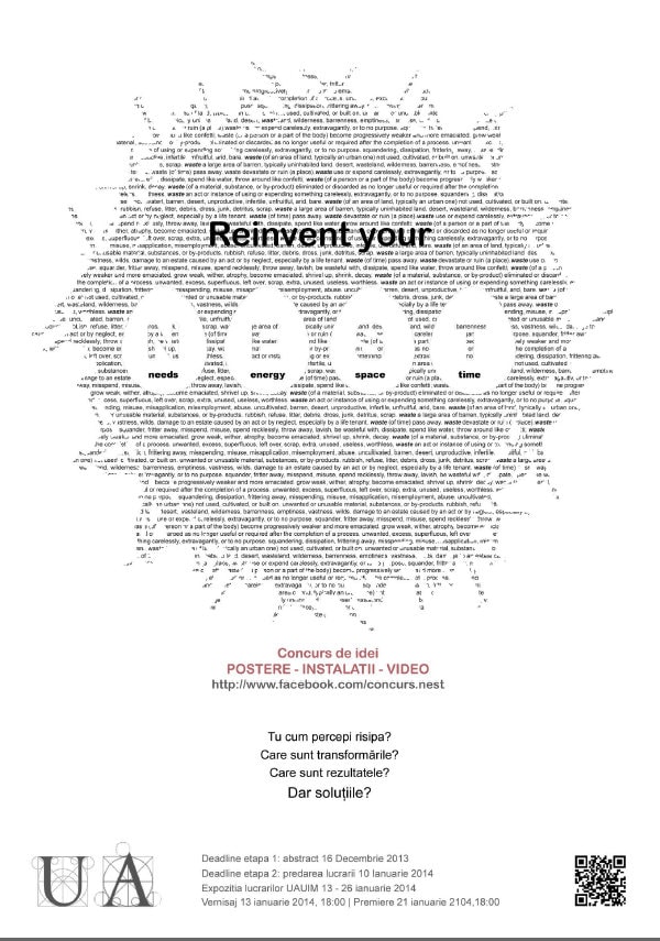 Concurs de idei „Reinvent your N.E.S.T.”.
