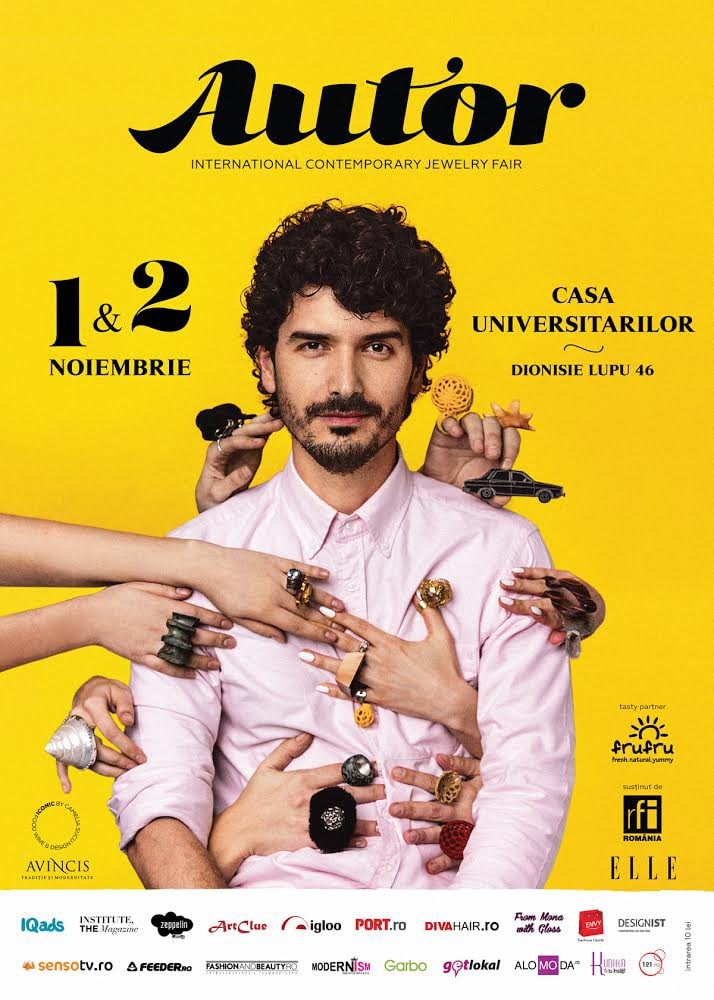 AUTOR, cel mai important eveniment dedicat bijuteriei contemporane din sud-estul Europei are loc în weekendul 1 & 2 noiembrie
