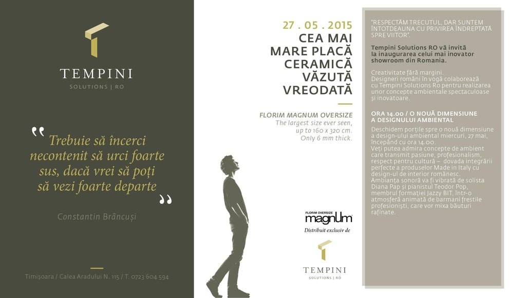 Tempini Solutions deschide porţile către o nouă dimensiune a designului interior