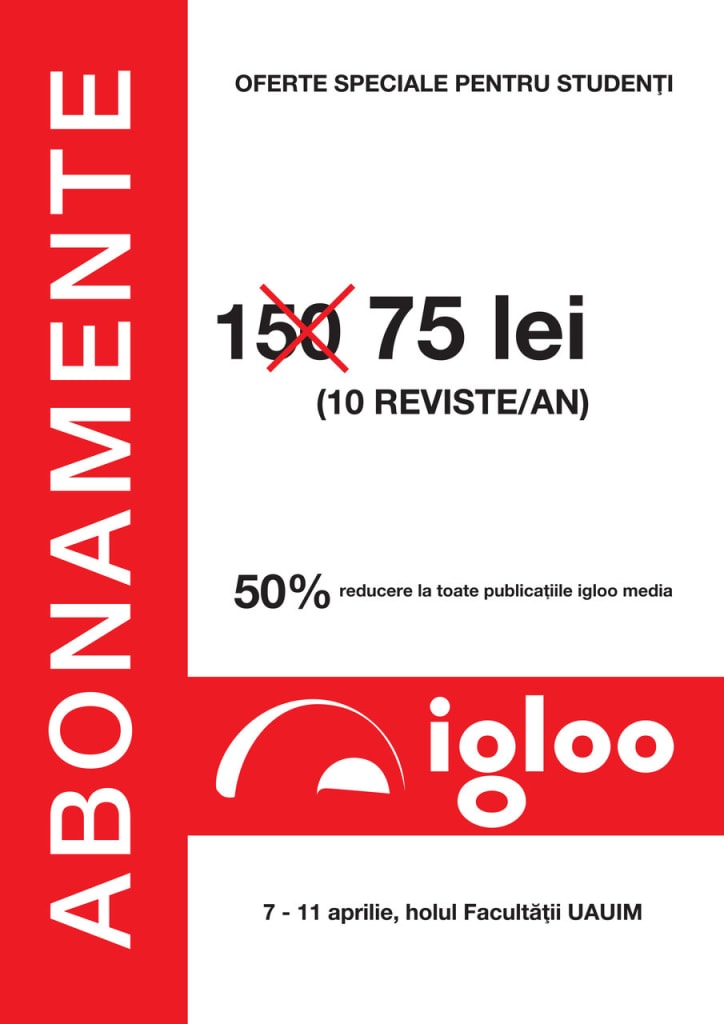 Oferte speciale pentru studenţii din UAUIM