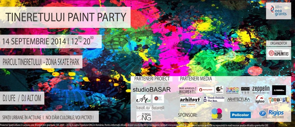 Intervenții în spațiul public din cartierul Tineretului