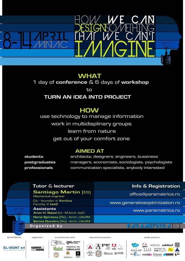 How we can design something that we can’t imagine, un experiment de creativitate si inovatie prin optimizare generativa