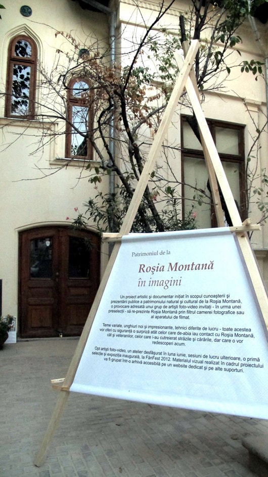 Expoziţia „Patrimoniul de la Roşia Montană în imagini” la Casa Ion Mincu
