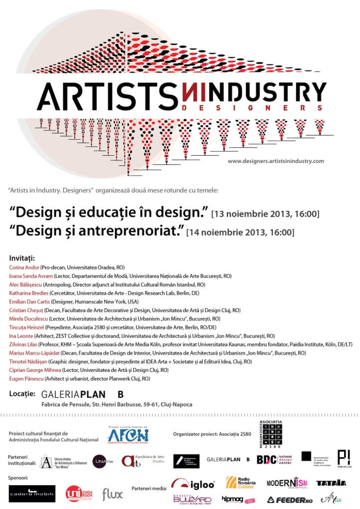 ARTISTI IN INDUSTRIE. DESIGNERS.