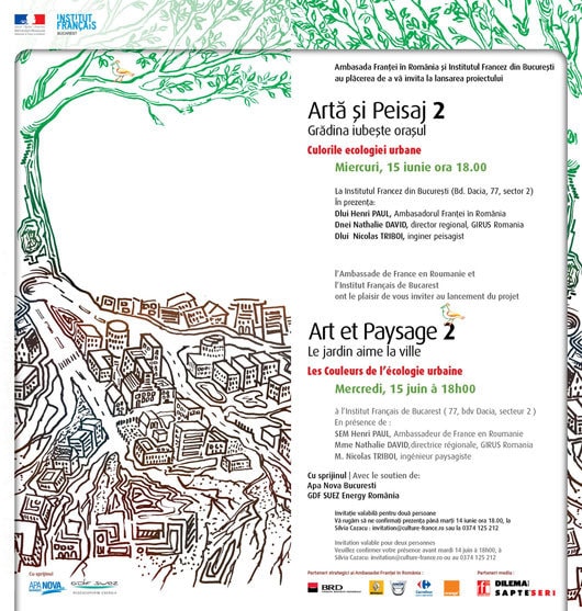 Artă şi Peisaj 2. Grădina iubeşte oraşul