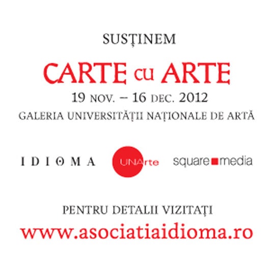 CARTE cu ARTE – eveniment dedicat exclusiv cărţii de artă