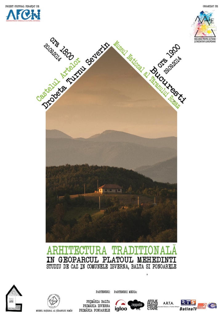 Arhitectura tradițională în Geoparcul Platoul Mehedinți. Studiu de caz în comunele Isverna, Ponoarele, Balta