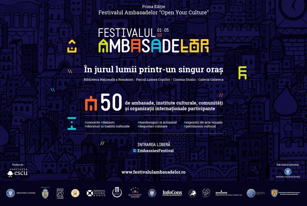 O călătorie în jurul lumii din propriul oraș. FESTIVALULUI AMBASADELOR „Open your Culture”: