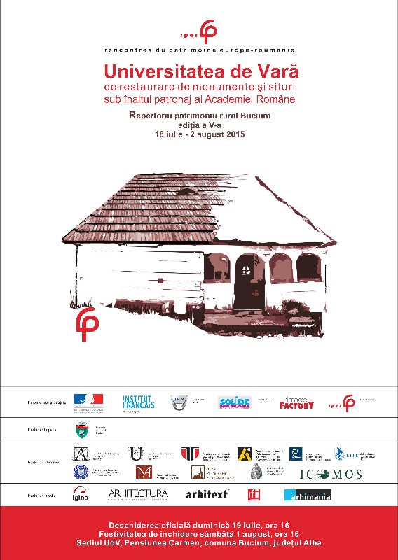 Universitatea de Vară de restaurare de monumente şi situri – UdV Bucium