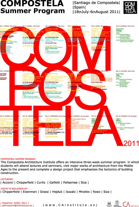 Şcoală de vară în Santiago de Compostela