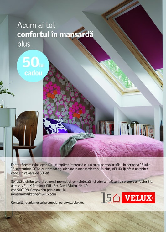 O vară asortată cu oferte promoţionale, în mansarda ta!