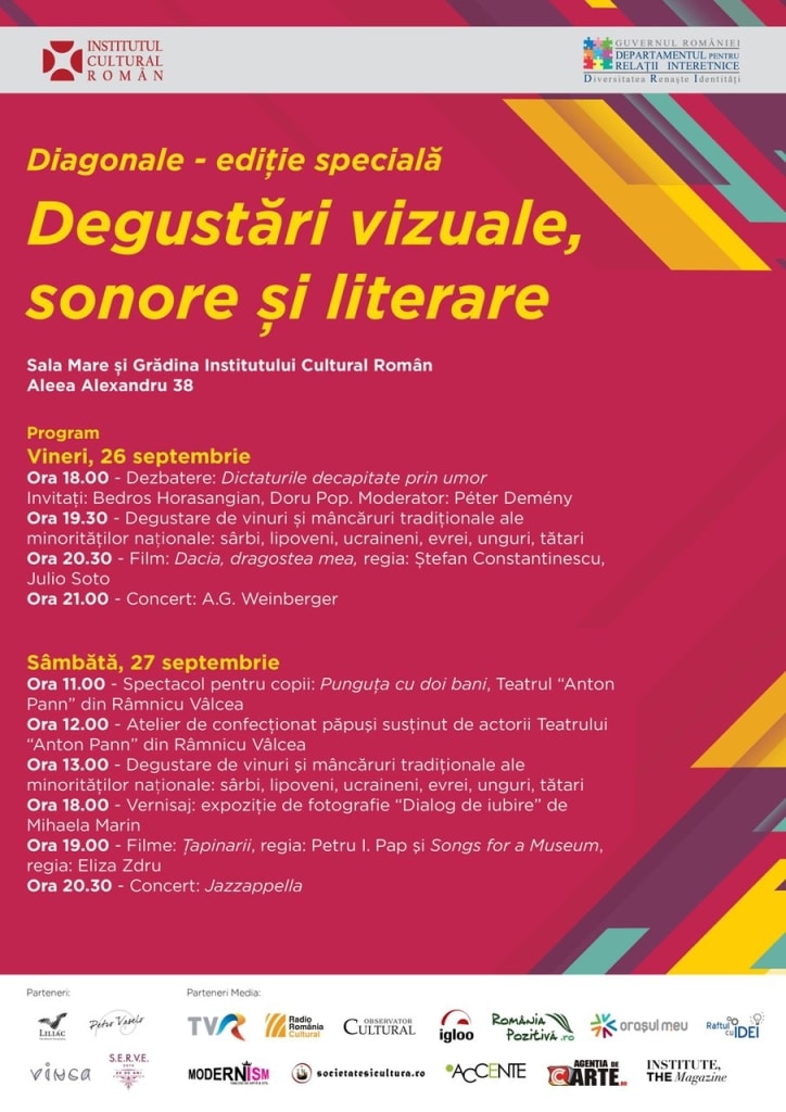 Noi evenimente multiculturale în seria Diagonale