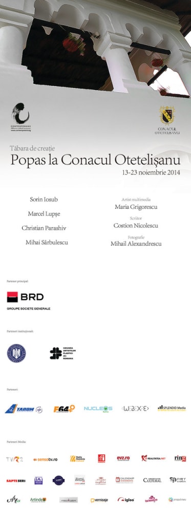 Popas la Conacul Otetelișanu. Tabăra de Creație în cadrul Proiectului Contemporanii