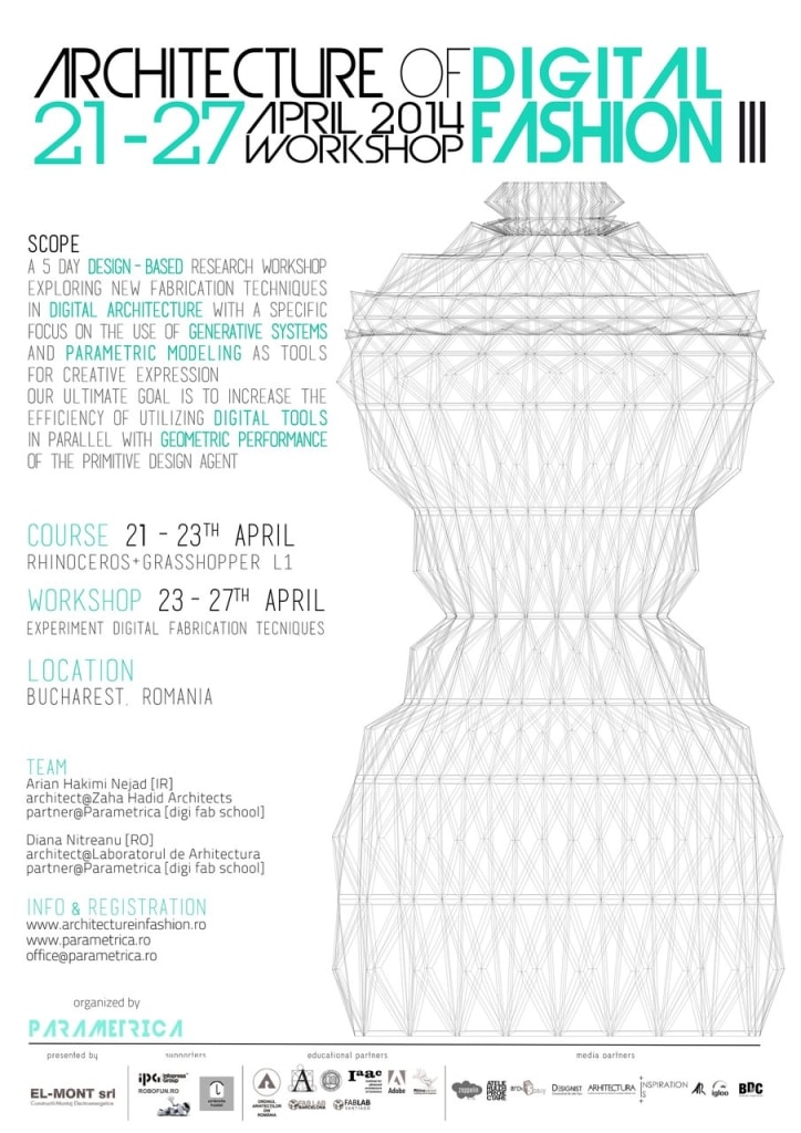 Architecture in fashion. Noile tehnologii de fabricaţie digitală în designul de modă