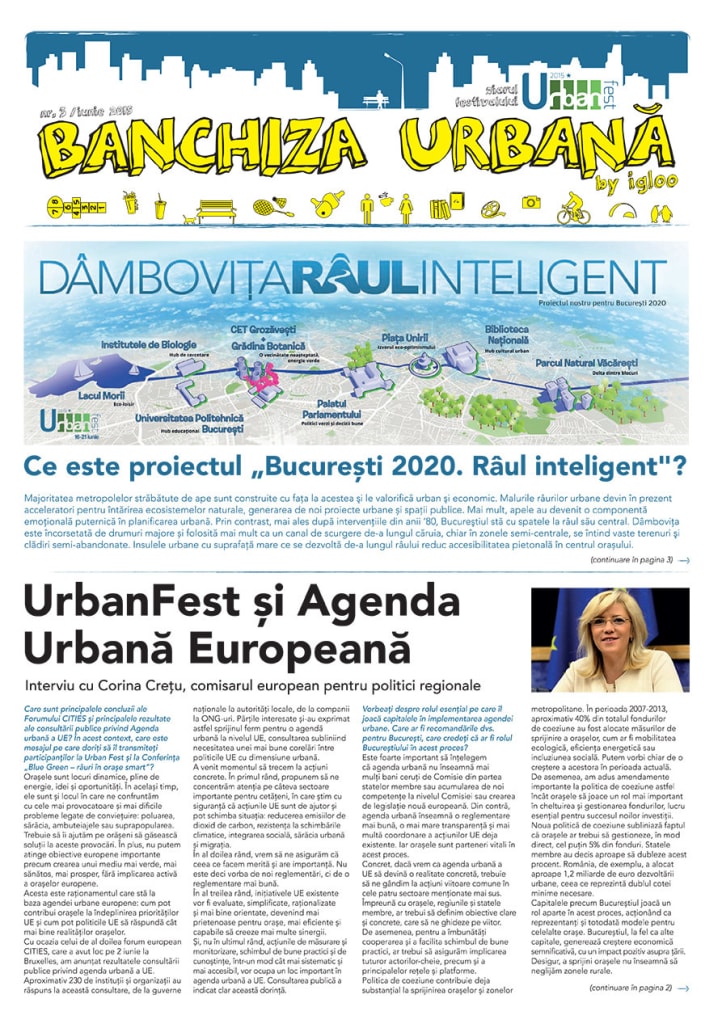 UrbanFest 2015: BlueGreen – Râuri în orașe smart