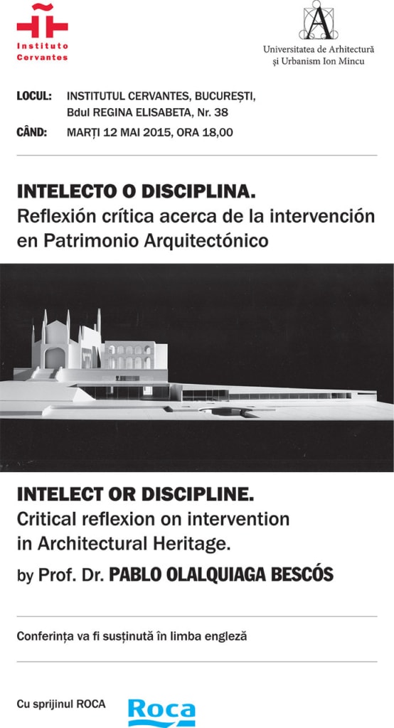 Roca susține o conferință internațională organizată de universități din 4 țări @Institutul Cervantes