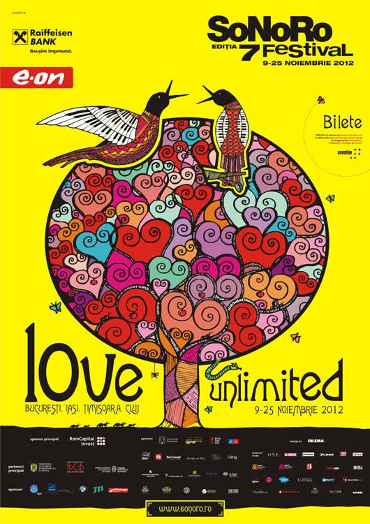 SoNoRo „Love Unlimited” 2012 – Un voiaj intim în lumea muzicii de cameră