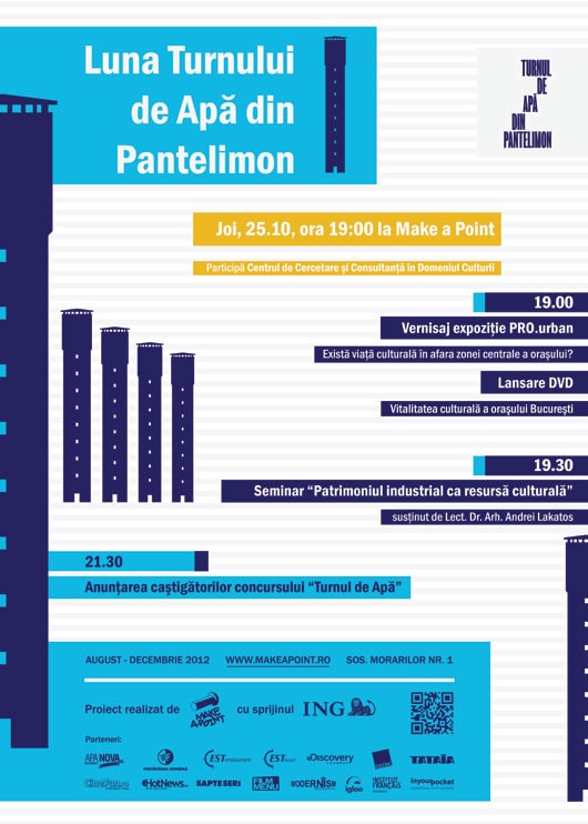 Joi aflăm cine pictează Turnul de Apă din Pantelimon