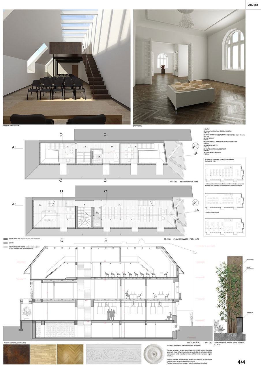 Rezultatele Concursului pentru amenajarea şi consolidarea sediului OAR Bucureşti