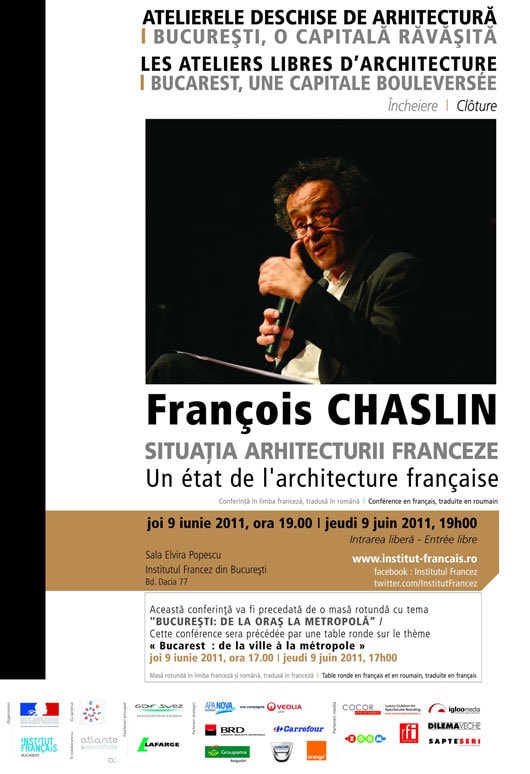 Atelier „Critique architecturale, une expérience de radio” avec François Chaslin