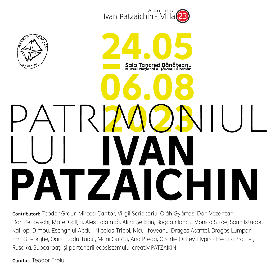 Vernisajul expoziției Patrimoniul lui Ivan Patzaichin | 24 mai, la MNȚR