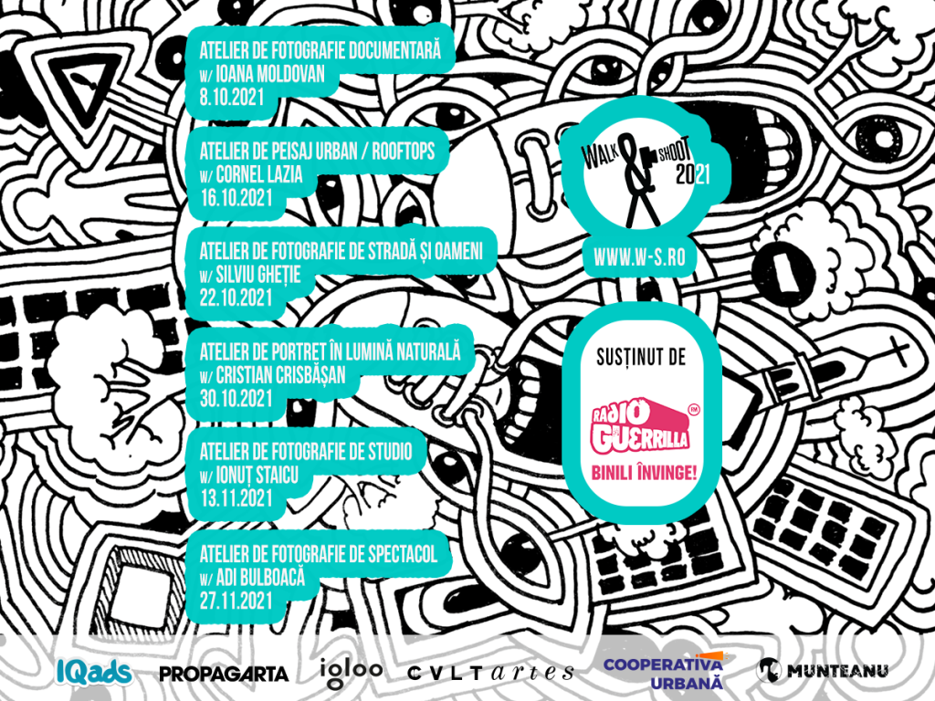 Walk & Shoot 2021 – 6 ateliere de de explorare urbană și studiu al artei fotografice