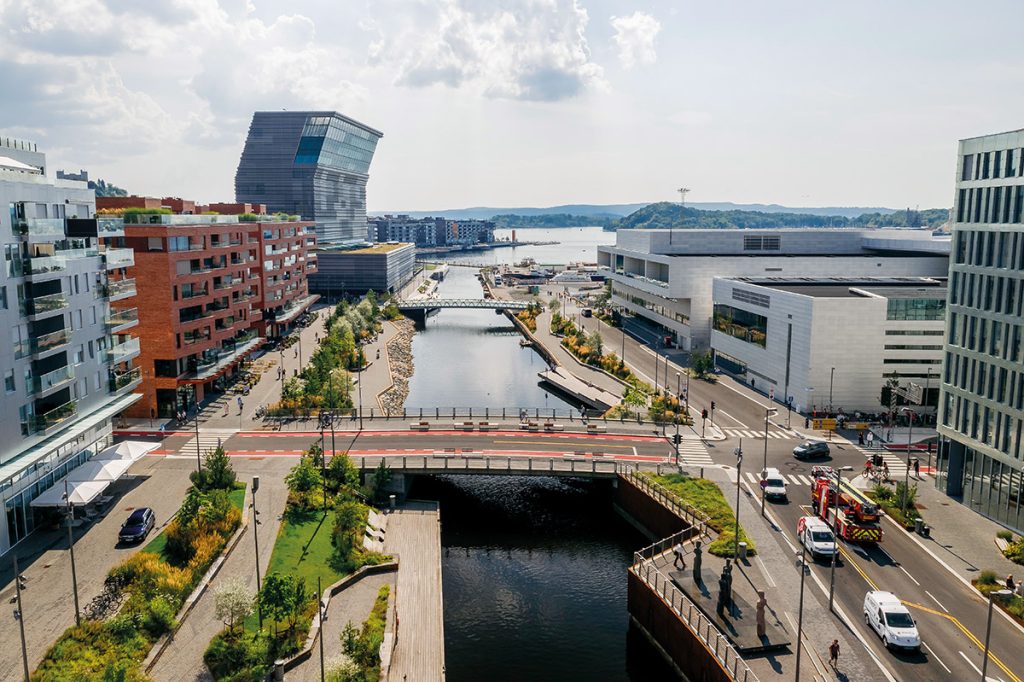 Conectând orașul și apa: Bjørvika, Oslo