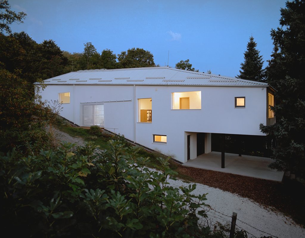 O casă-atelier pentru doi artiști din Ungaria