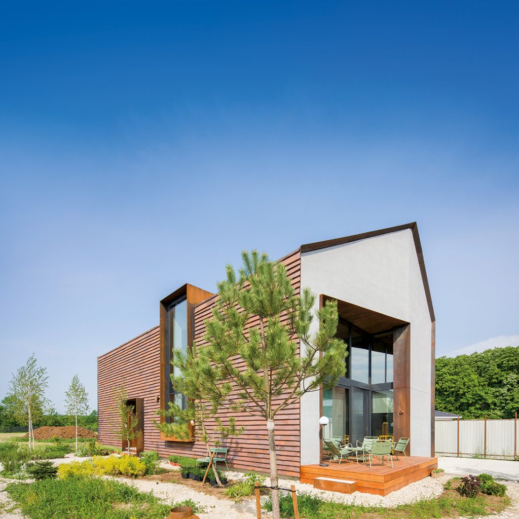 Îndrăzneala volumelor simple. Casă în Dumbrava Vlăsiei