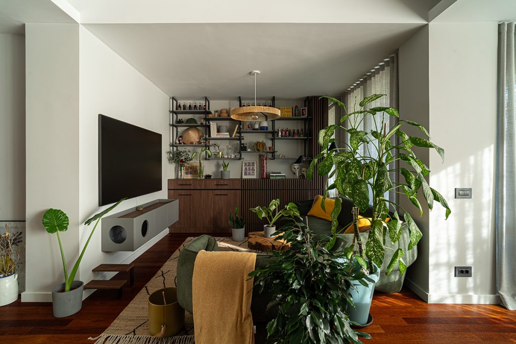 Un apartament ca o escapadă la tropice