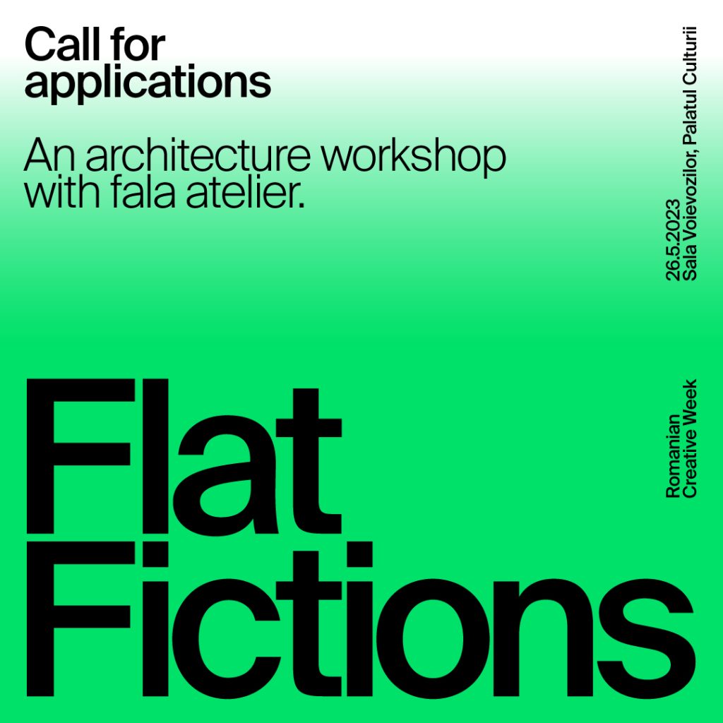 Call for applications | Flat Fictions. An architecture workshop with fala atelier