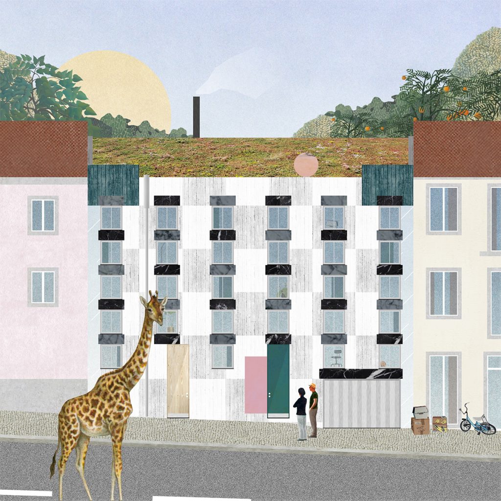 O casă cu nenumărate ferestre în Lisabona, de fala atelier