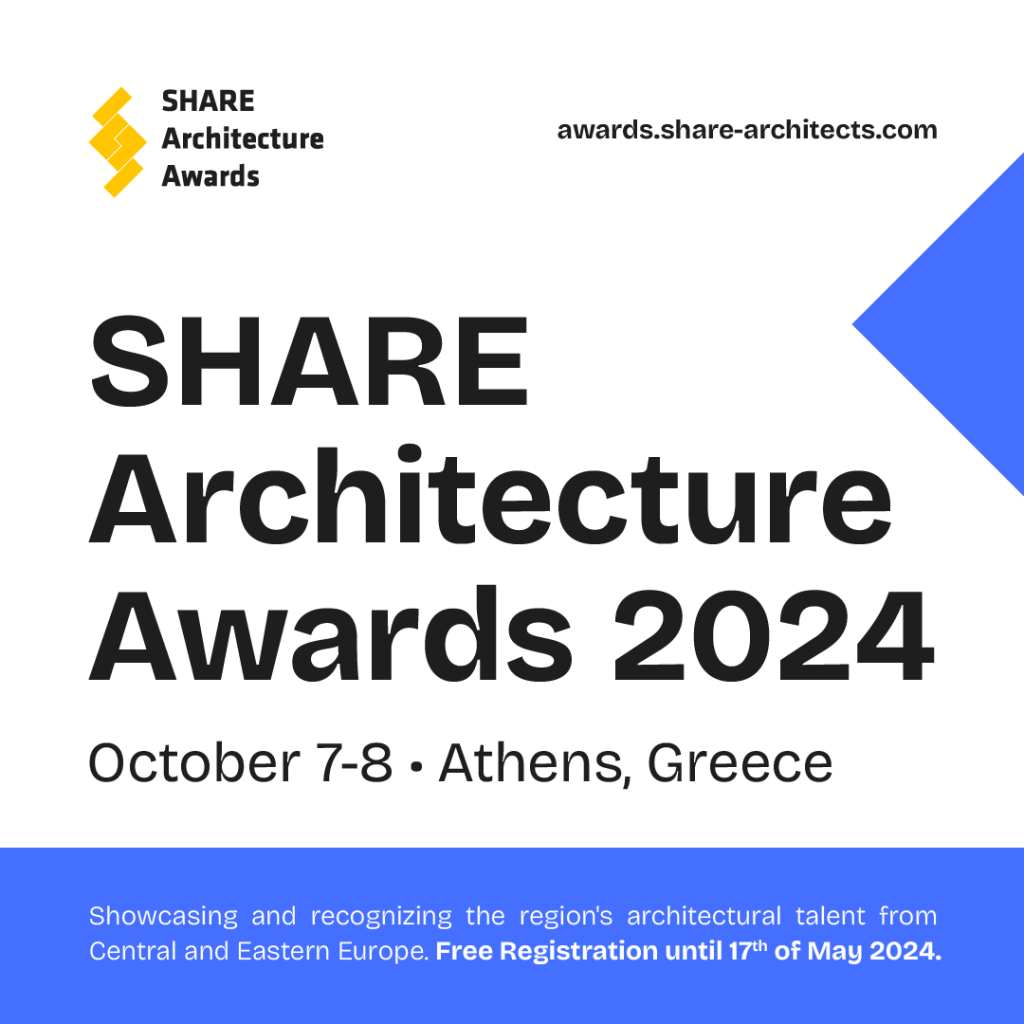 Premiile SHARE Architecture, o gală unică în Europa Centrală și de Sud-Est care celebrează proiectele de arhitectură remarcabile